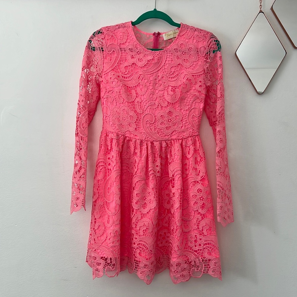 Yumi Kim Pink Lace Dress
